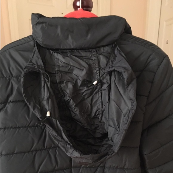 Black polyester coat - Picture 4 of 8